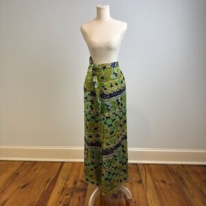 Vintage 1990S Jaeger London Maxi Skirt 2 Sophisticated Statement Artsy Old Money